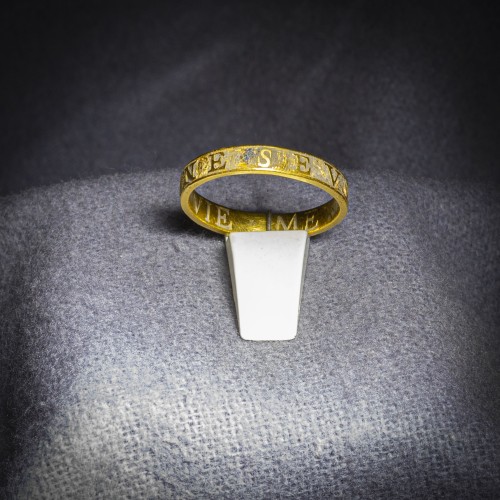 Gouden posy ring